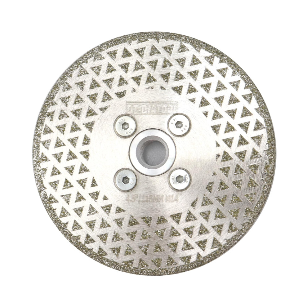 Diamond Cutting And Grinding Discs 4.5 Inch 115Mm M14 Single Side Coated Electroplated For Granite Tile Marble Stone 9426802756548