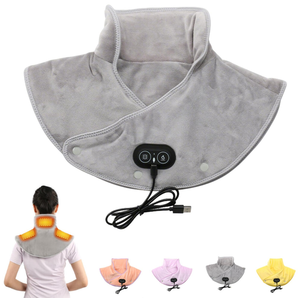 Electric Heating Pad With 3 Temp And Massage Portable USB Heat Pad 60S Fast Heat Gift For Elderly