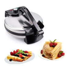 Electric Tortilla Maker 12 Inch NonStick Roti Press with Adjustable Temperature and DoubleSided Heating