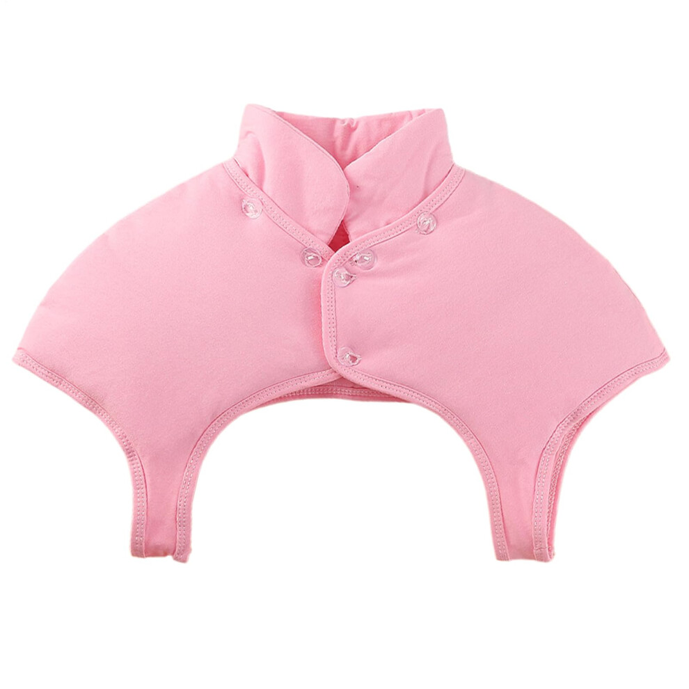 Heating Pad for Shoulders, Neck and Back Warmer, Weighted Sleeveless Shoulder Pad, Pink Size S