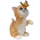Statue de chats papillon, ornement de jardin,-petit chat orange 1