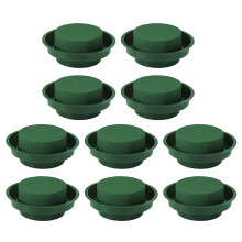 Indoor Outdoor Ceramic Flower Holder with Water Absorbing-10