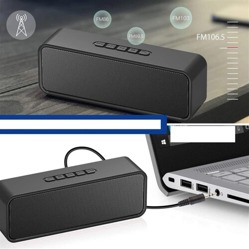 Outdoor Bluetooth Speaker Subwoofer Mini Portable Music Player Android iOS Compatibility 1