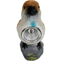 Bird Solar Lights LED Light Garden Statue-standing bird