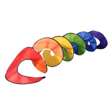 Kleurrijke Rainbow Curlie Spinners-ornamenten voor terras- en-M