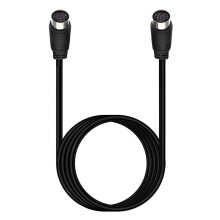 S Video 9Pin Cable Small DIN Cord For Fidelity Audio And Video Transmission With Straight/Elbow Head