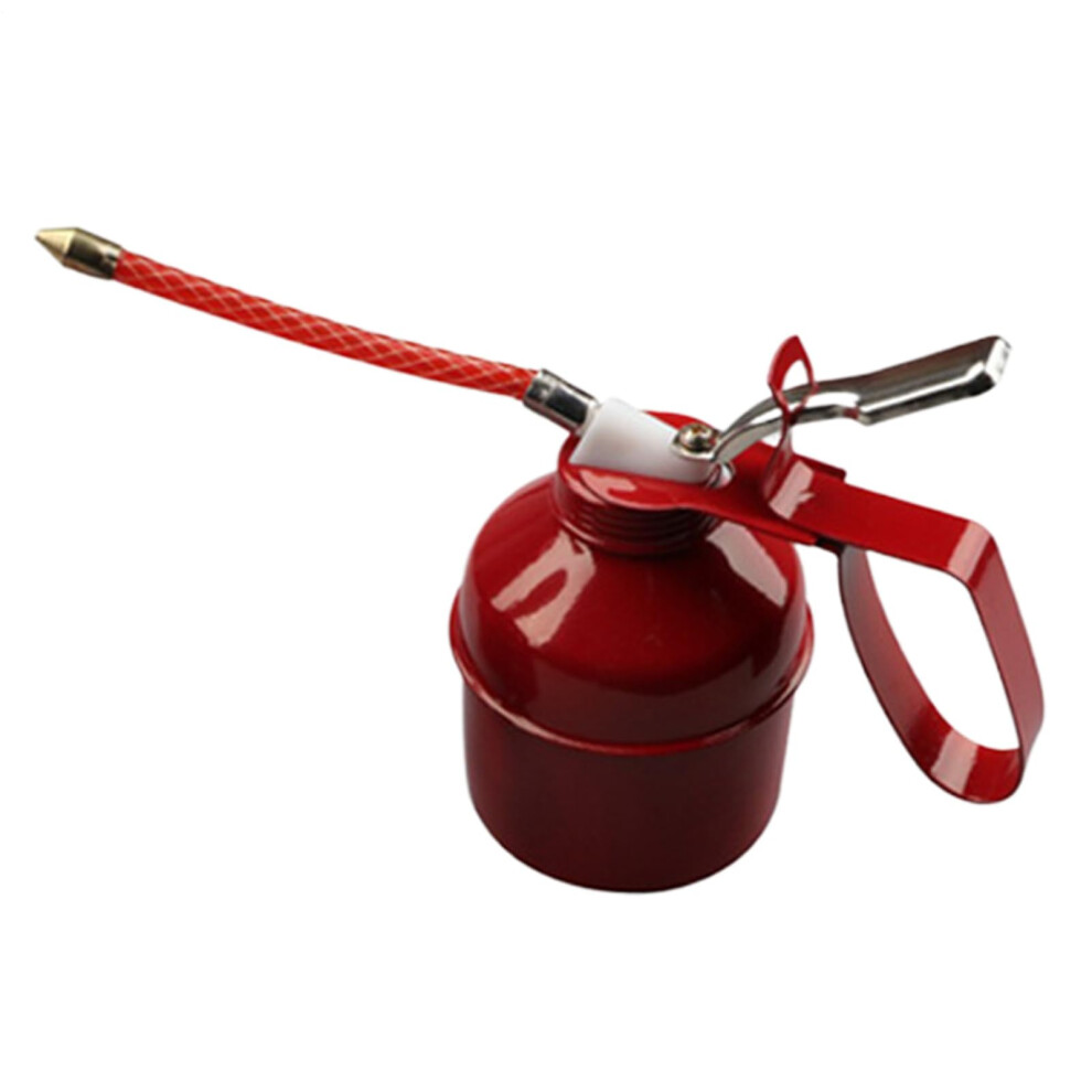 Metal Oil Can 500Ml With Flexible Spout, Manual Hand Pump Oiler For Car Maintenance 9347817396577
