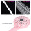 Pressurized ABS Handheld Shower Head, Pink, 2 Modes, 232.7x100mm 11