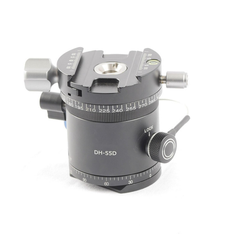Panoramic Indexing Tripod Head For Dslr Cameras, 360 Degree Rotation, 10Stop Division, Aluminum 9094768754887