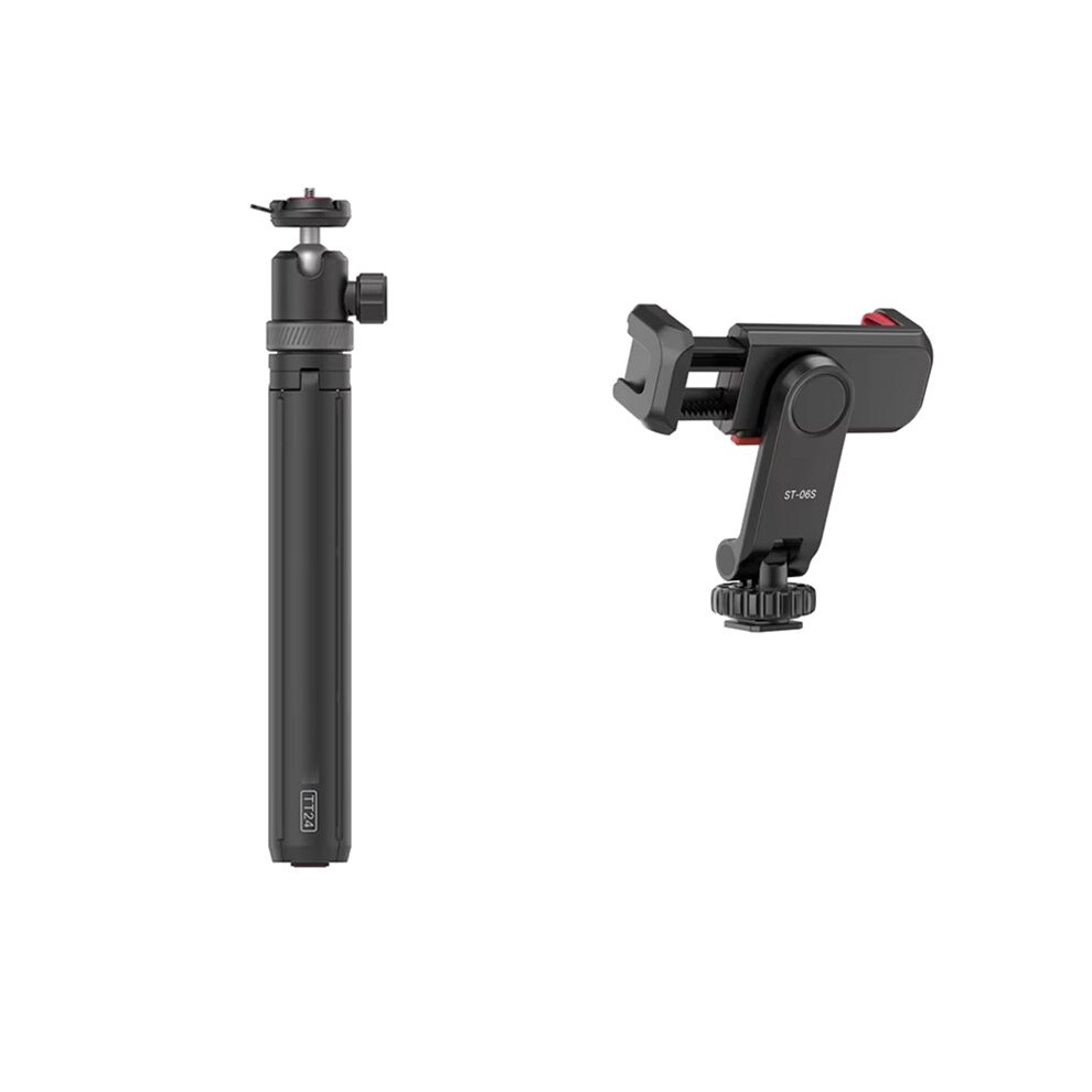 Tt24 Cka Quick-Release Tripod 1.5M Selfie Stick With Phone Clip For Pocket Action Camera With Quick Plate 4712731436305