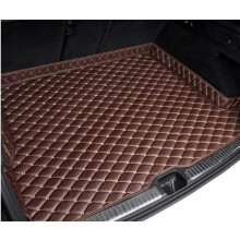 Leather Car Boot Liner For PHEV 20182025, AntiSlip Waterproof Rear Trunk Mat, Carpet Protector Brown