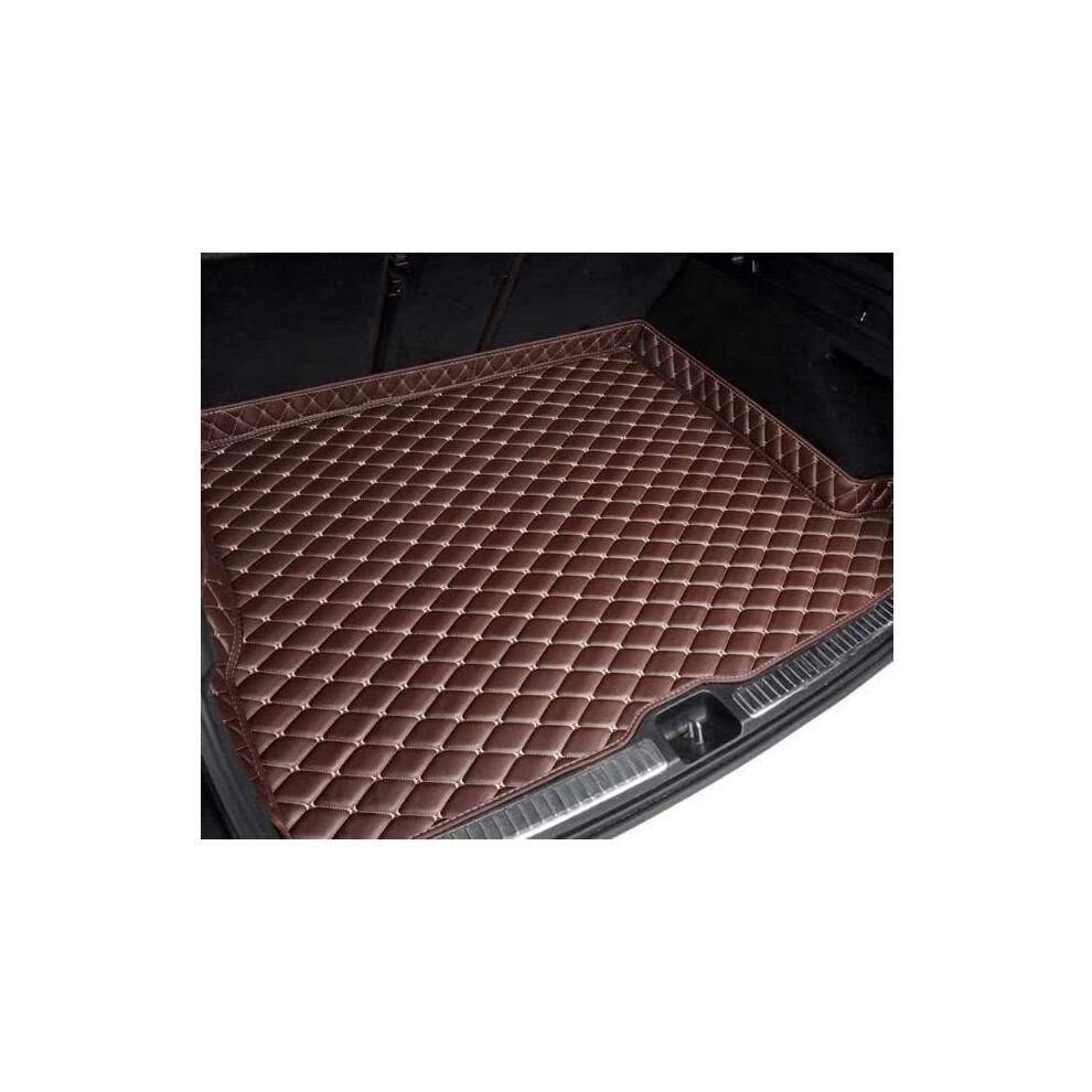 Leather Car Boot Liner For Phev 20182025, Antislip Waterproof Rear Trunk Mat, Carpet Protector Brown 9426802757941