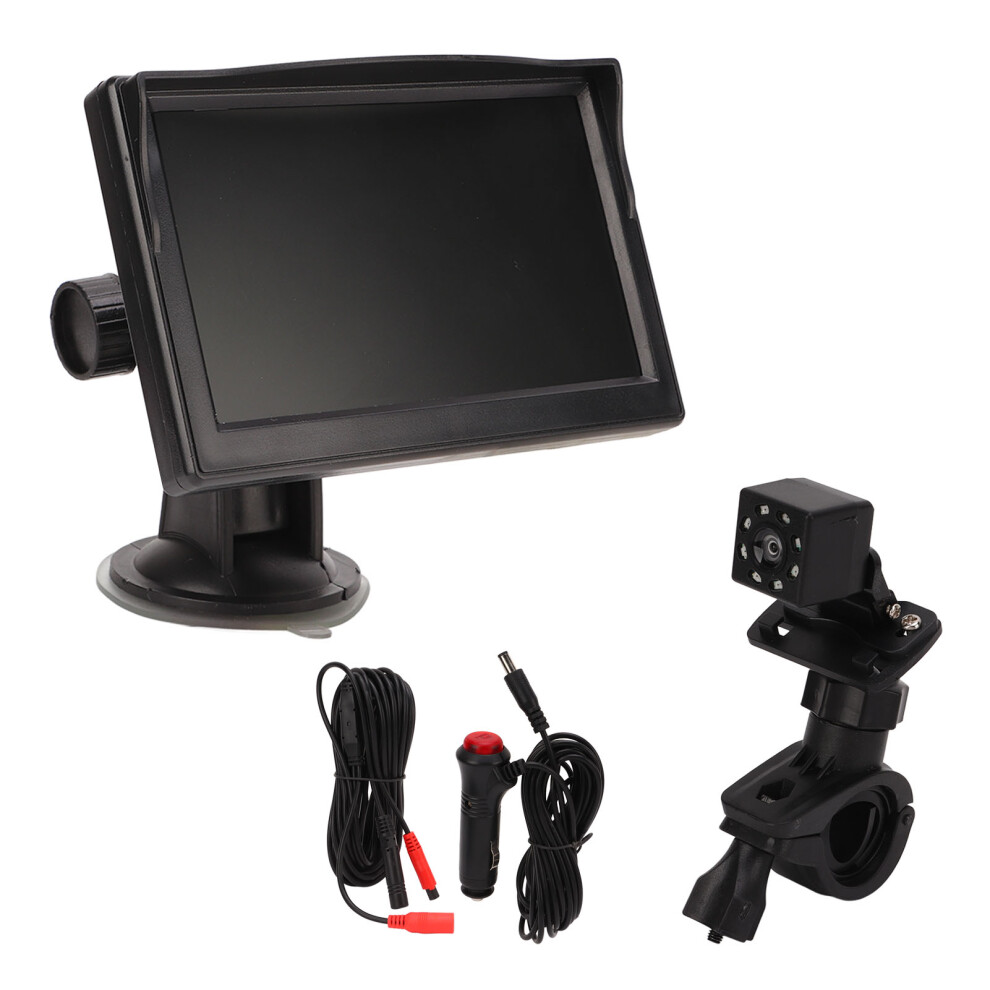 Rear View Reverse Monitor Wireless Car Rear View Camera Color Tft Lcd Display Clear Image Dual Video Input Adjustable Viewing Angle Sunshade For Suvs 9149926068990