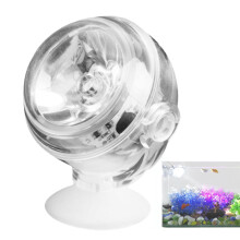 Freshwater Fish Tank Spotlight 180Degree Rotating RGB Waterproof LED Spotlight For Aquarium Fountain Pond White