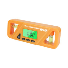 3in1 Digital Angle Gauge Inclinometer Level Box Magnetic Protractor With LCD Display Orange 13x5.7 cm Woodworking