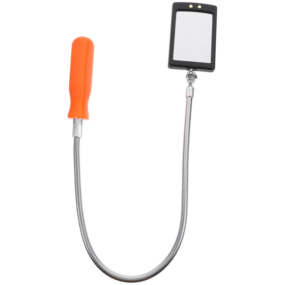 16Inch Flexible Inspection Mirror Led 360 Degree Rotatable Automotive Inspection Tool For Mechanic Vehicle Checking Light 9347817397796