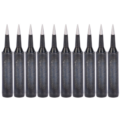 10Pcs Solder Tip Set for 900M Series, Copper, Black 1