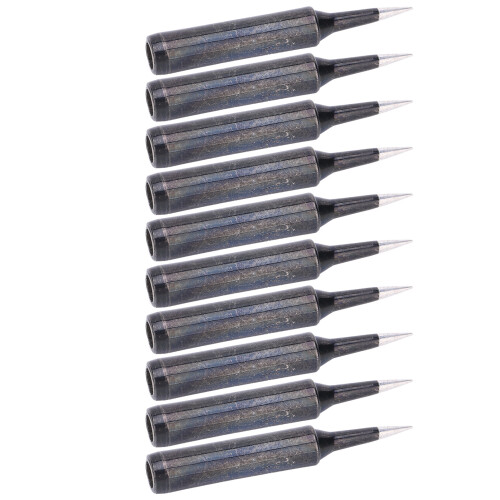 10Pcs Solder Tip Set for 900M Series, Copper, Black