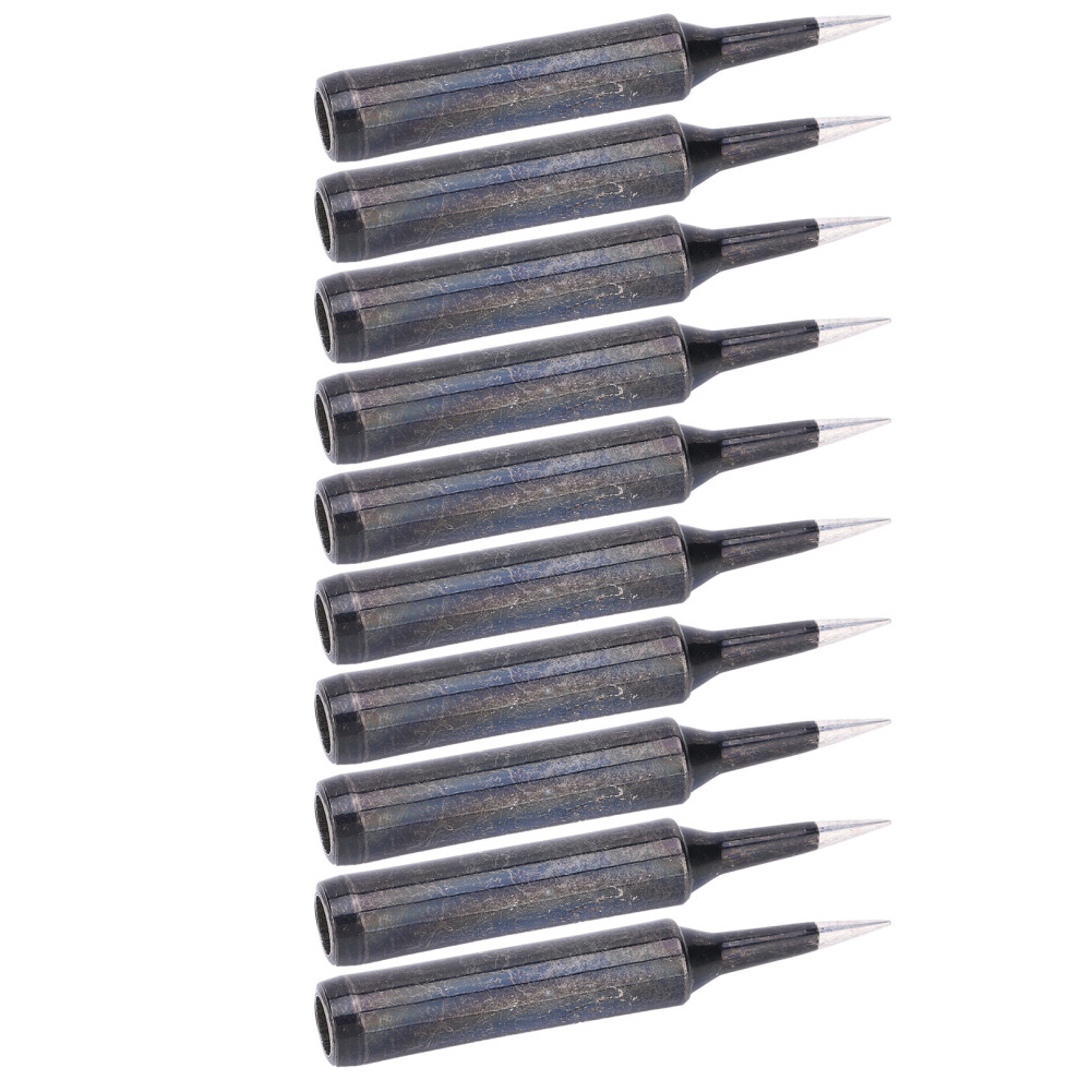 10Pcs Solder Tip Set For 900M Series, Copper, Black 8381382538544