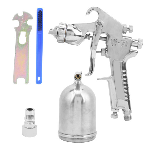Spray Gun Set W-71 Gravity Feed 1.8mm Paint Tool, 400CC 1