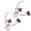 2Pcs Master Switch Fitting Circuit Board for Electric Wrench, 16A, 7.2V-24V 1