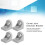 10Pcs Aluminum Corner Joint Brackets, Models 2020/3030/4040 3