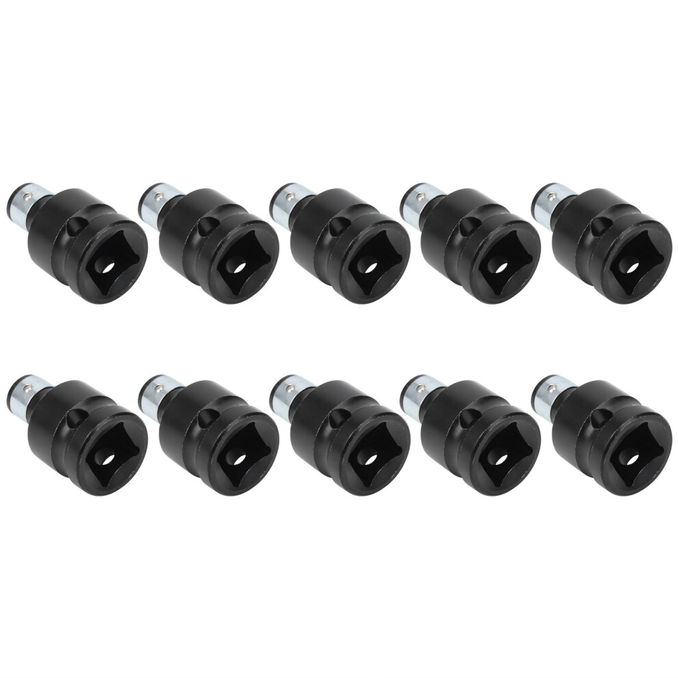 10Pcs 1/2In To 1/4In Socket Adapter Conversion Connectors 8401379388782