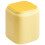 Desktop Trash Can with PresstoOpen Lid, Plastic Mini Garbage Bin for Office, Kitchen, Yellow 1