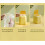 Desktop Trash Can with PresstoOpen Lid, Plastic Mini Garbage Bin for Office, Kitchen, Yellow 2