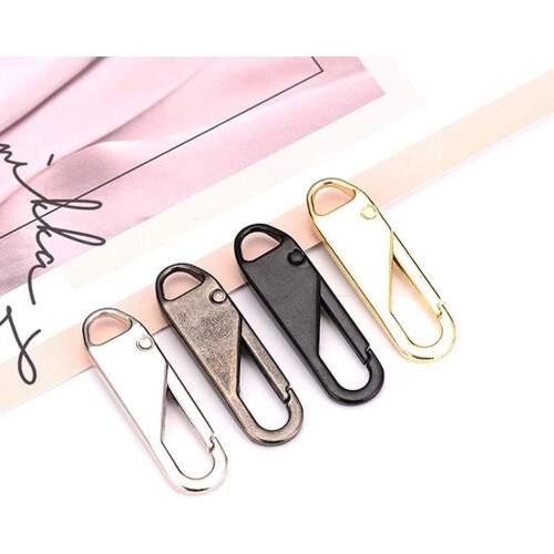 Zipper  Kit with Metal Slider Pull Tab, Tool Zipper Pull Replacement for Bags and Jackets 1