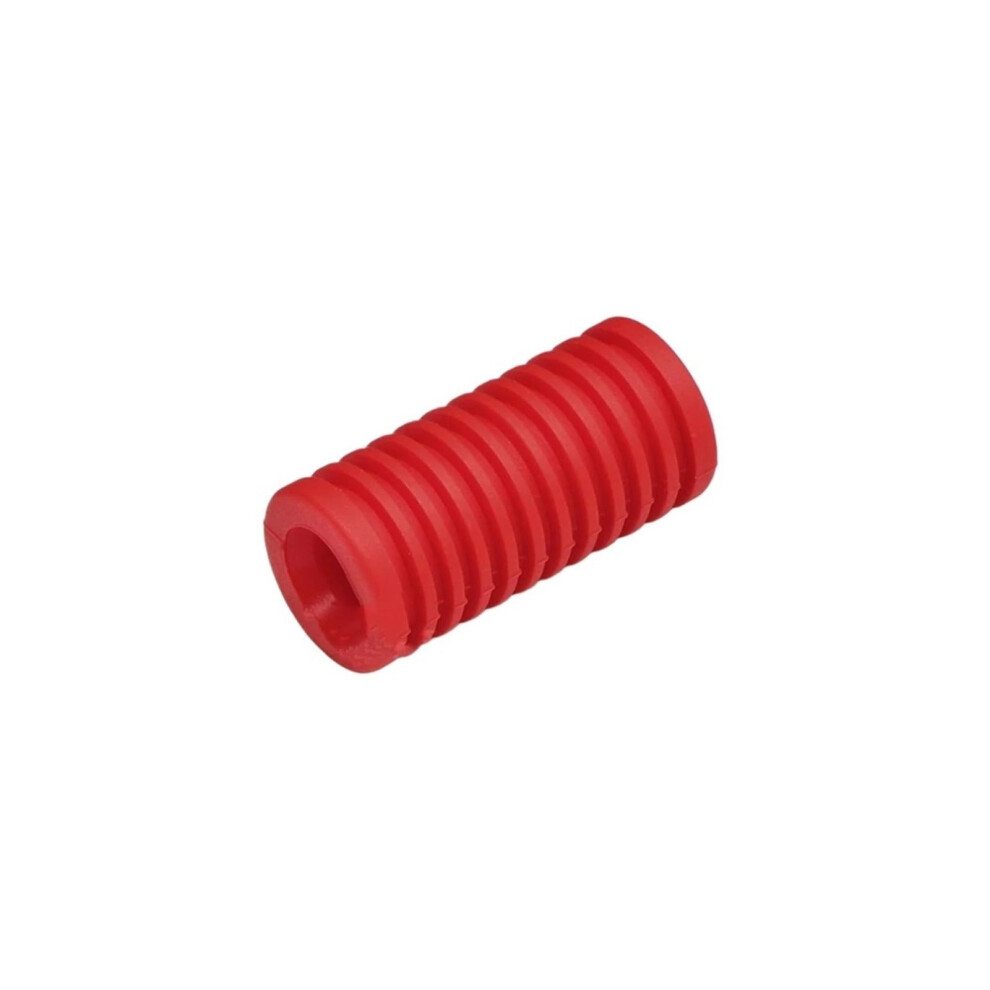 Motorcycle Foot Pegs Rubber Foot Rests Compatible With Shift Lever Red 9426802759112