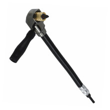Flexible Drill Bit Extension Shaft Universal Angle Adapter Metal Attachment Compatible With Most Drill Models