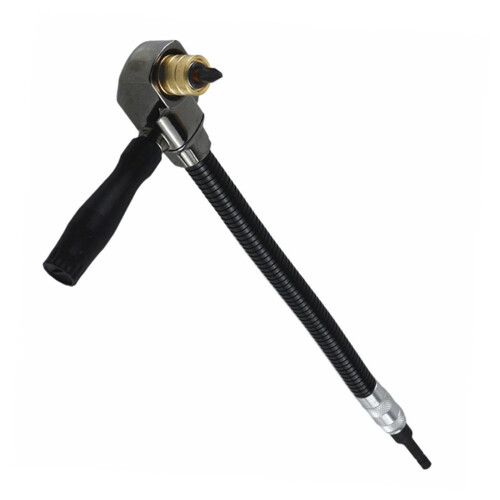 Flexible Drill Bit Extension Shaft Universal Angle Adapter Metal Attachment Compatible With Most Drill Models