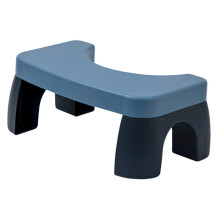 Thickened Plastic Toilet Foot Stool With NonSlip Surface, Blue, Bathroom Step Stool For Adults, Squatting Posture
