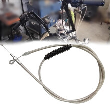 Braided Stainless Steel Clutch Cable 703/4 Inch 180 Cm For Harley SeventyTwo XL1200V 201314 Hard Candy