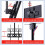Universal Tilting TV Wall Mount Bracket for 2660 Inch with Adjustable Height Slim SpaceSaving Design 3