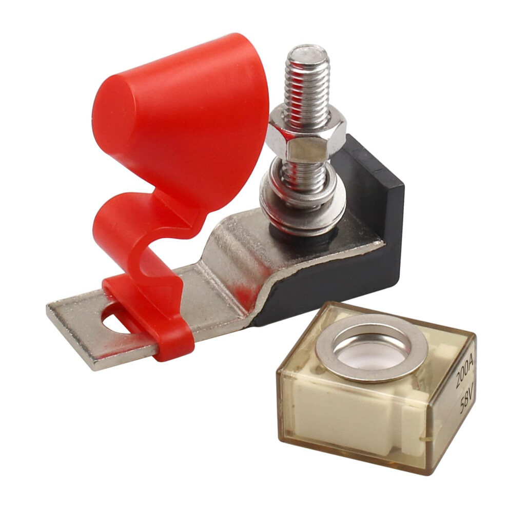 200A Mrbf Fuse Block Marine Rated Battery Fuse Terminal Block 58V Dc Max Ip66 Ignition Protected 9382693001252