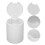 Runde ABS-Baumwollpad-Dispenserbox, Staubdicht, Leicht, 200 ml 4