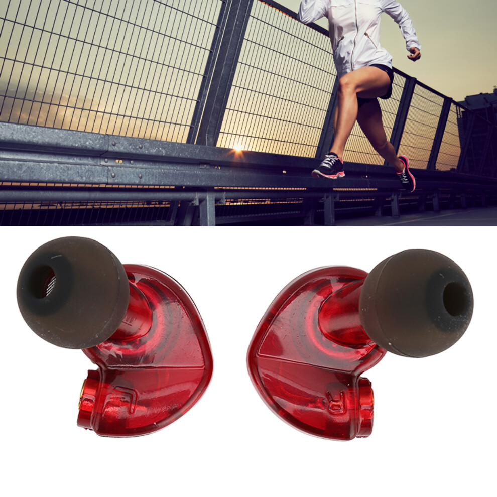 Detachable Earbud Heads For Se215/315/535, Plastic Mmcx Connection Red 8751374651511