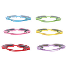 6 Stück Kinder-Sonnenbrillen Anti-UV PC Leuchtende Farben Sichere Kindersonnenbrille für Tanz