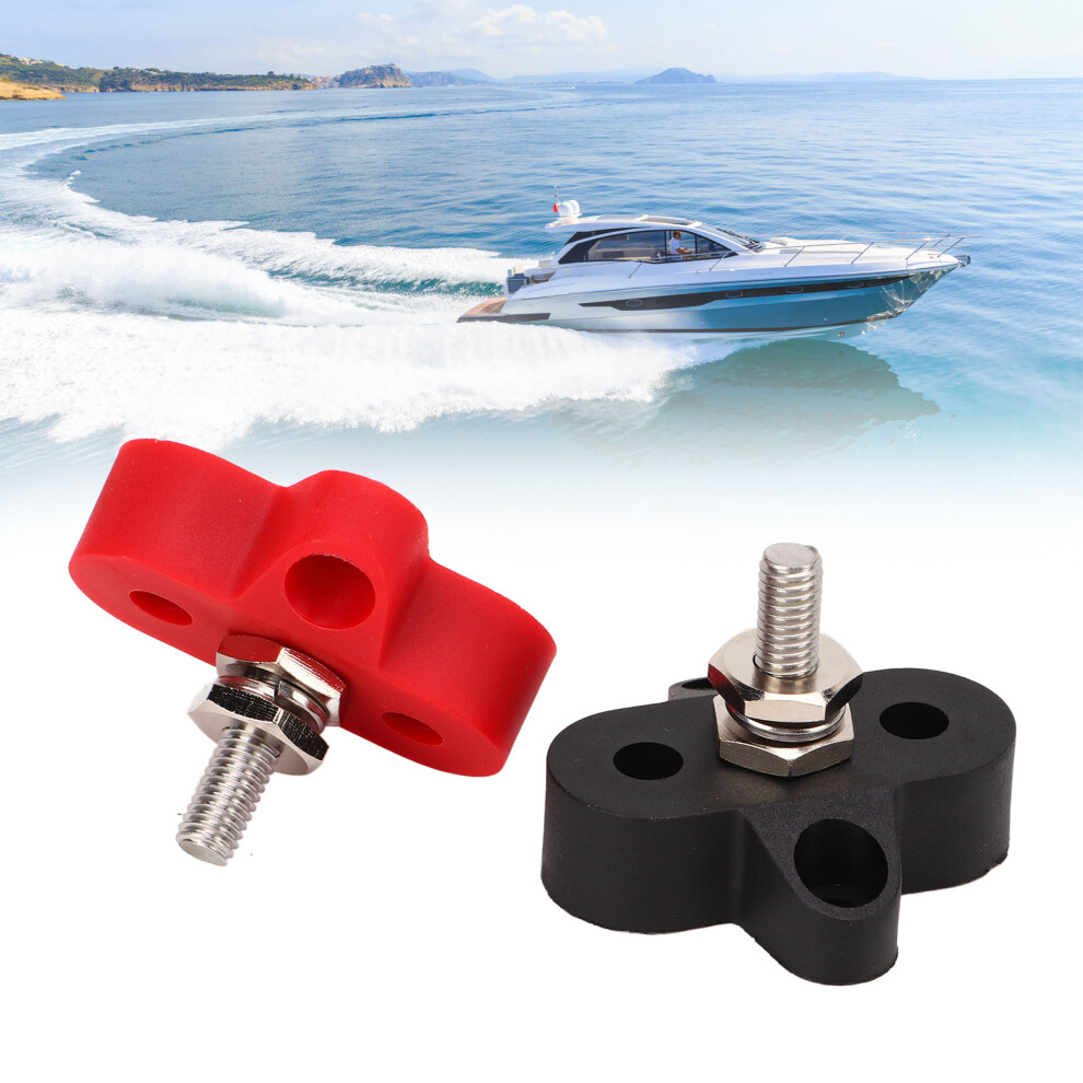 48V Power Distribution Studs Copper Nylon M6 1/4In Ground Junction Post 5091374652341