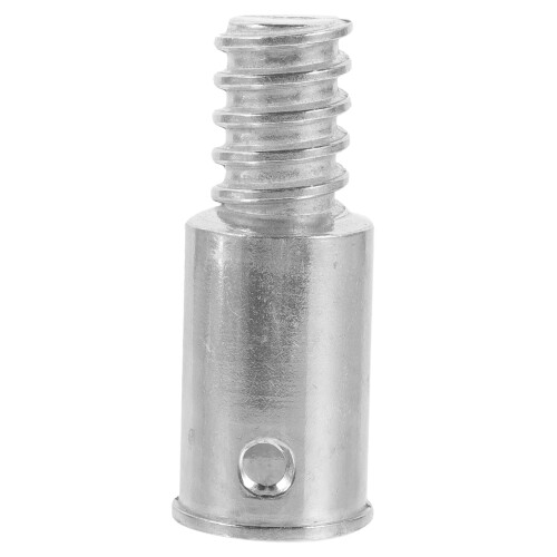 Threaded End Broom Handle Adapter For Extension Poles  Replacement Connector Compatible With Broom And Mop Handles
