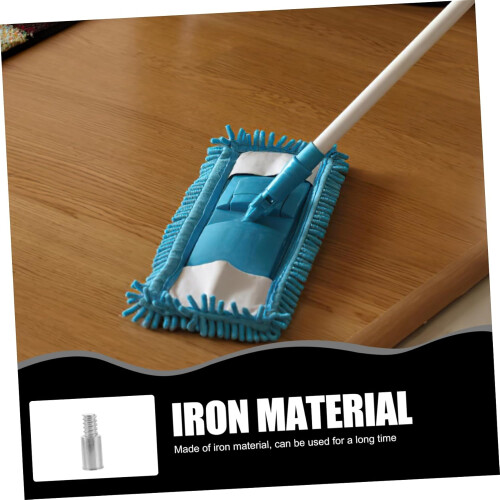 Threaded End Broom Handle Adapter For Extension Poles  Replacement Connector Compatible With Broom And Mop Handles 2