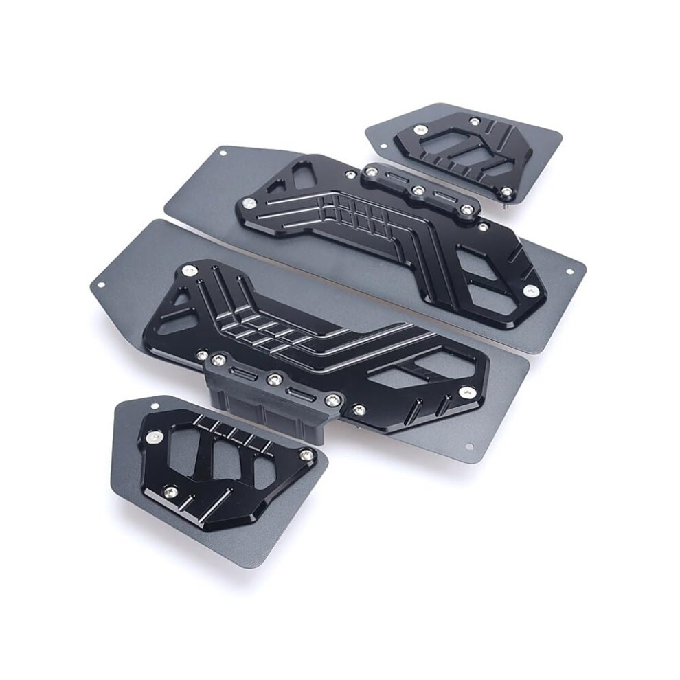 Motorcycle Foot Pegs For Adv 350 20222023 With Comfort Footrest And Wearresistant Plate Guard Black 9347817401660
