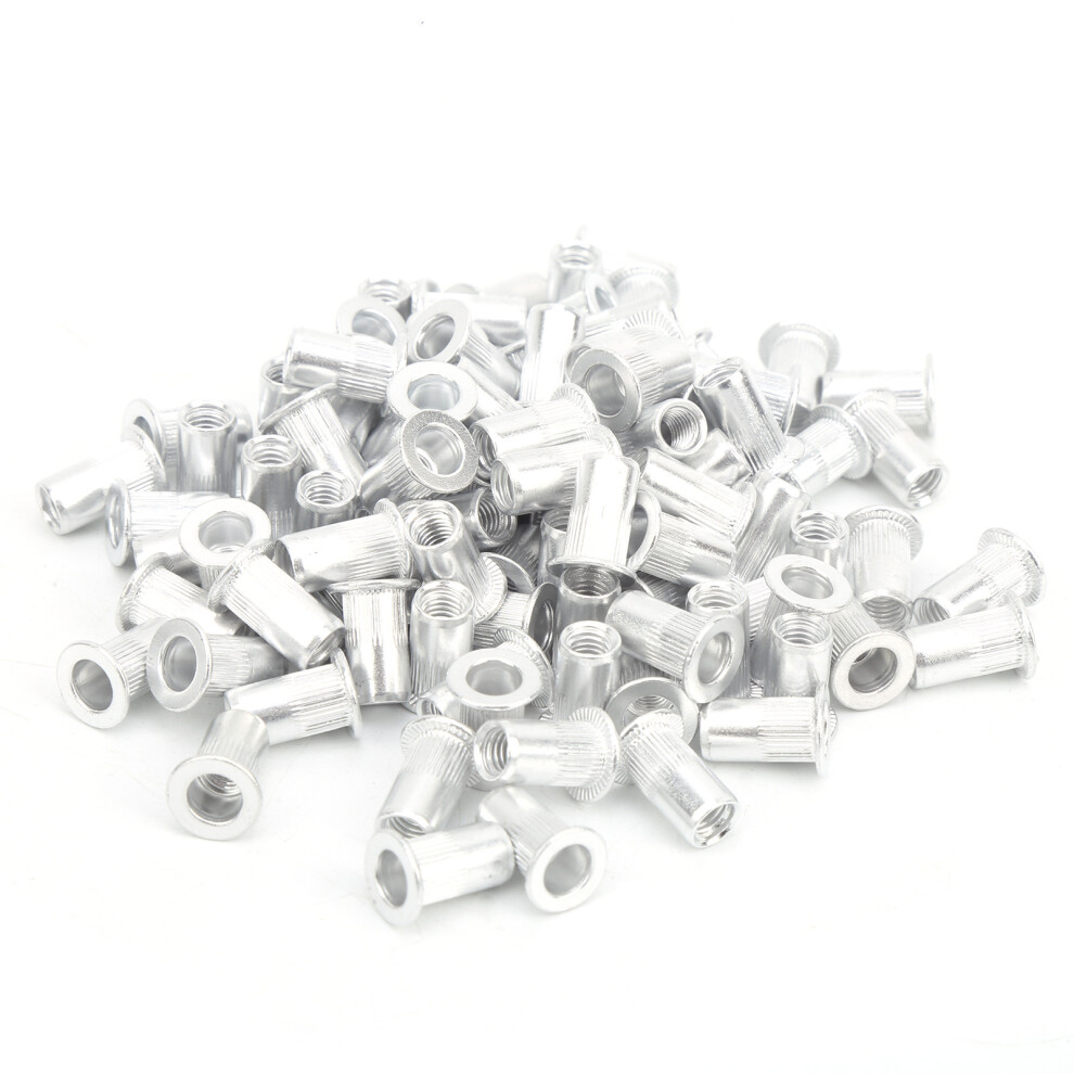 100Pcs Aluminum Flat Head Pull Riveting Nuts Wj-30045M5 For Hardware Projects 5001379256512