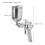 Spray Gun Set W-71 Gravity Feed 1.8mm Paint Tool, 400CC 4