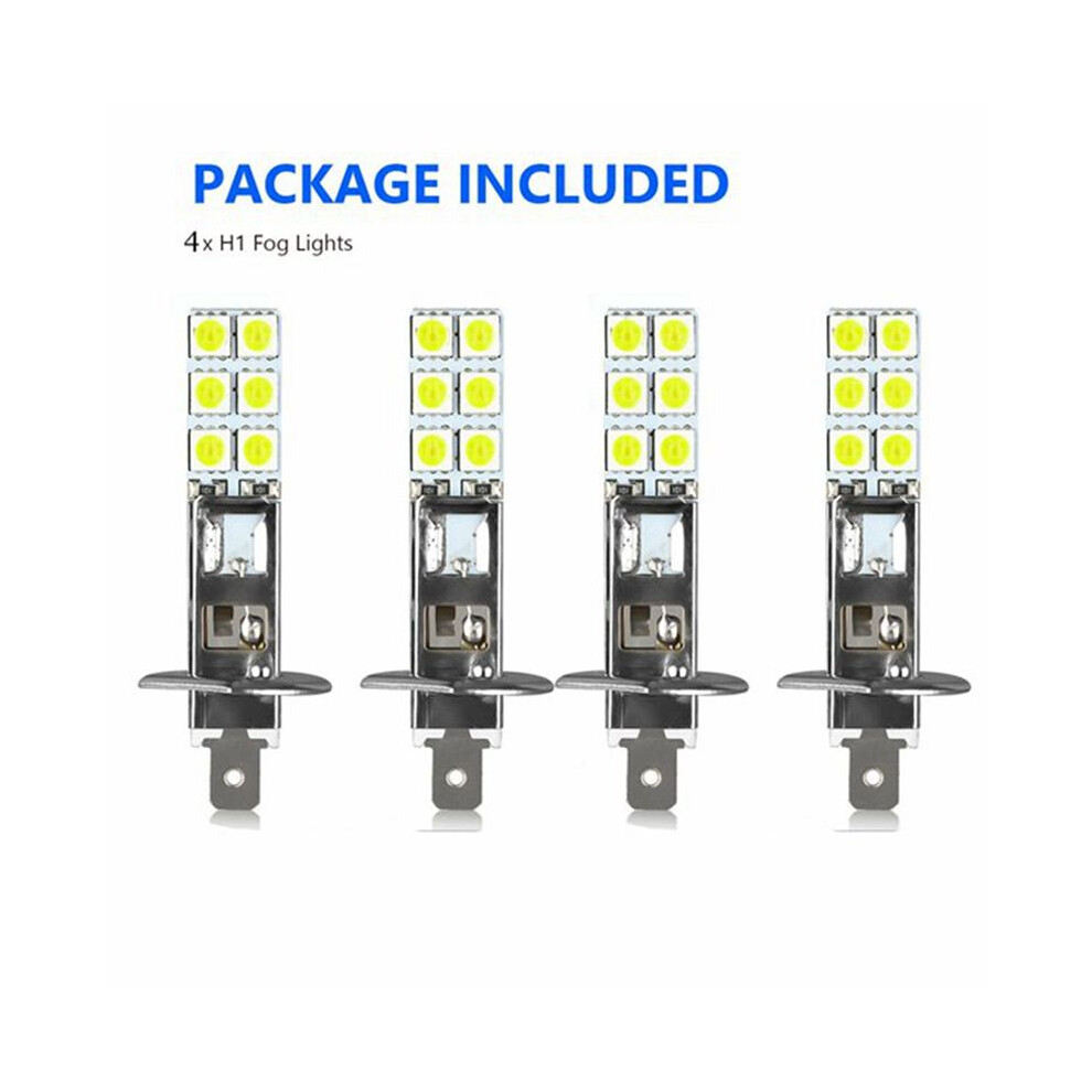 20Pcs H1 6000K Super 80W Led Head Bulbs Kit Fog Driving White/Light 4713685162333