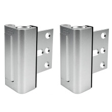 Sicherheitstürschloss für Zuhause, Verstärkungstürschloss für Zuhause, Geräteschloss, Kindersicheres Türverstärkungsschloss, Silberfarben