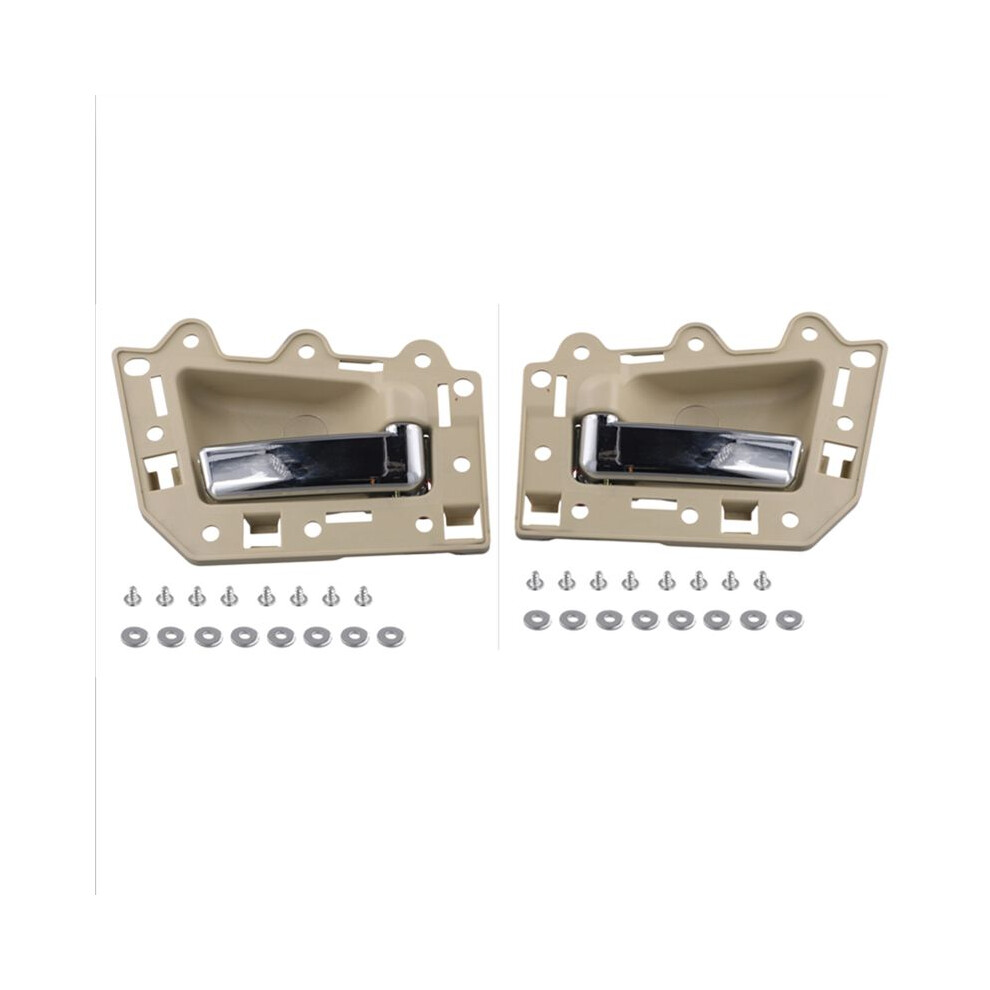 2Pcs Left&Right Inside Interior Door Handle Set For Grand Cherokee 2005-2011 Rear 6132455672373
