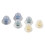 Silicone Eartips Eartips with Pressure Release Griping System Noise-Isolating Eartips Accessories 3 Pairs (S/L/M) 1